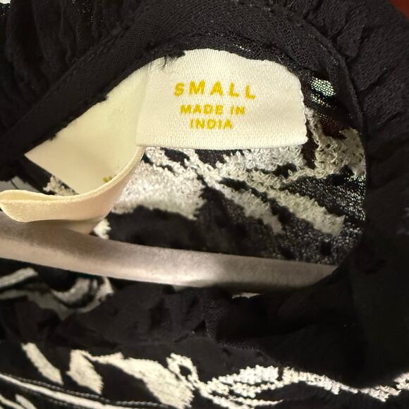 Maeve Anthropologie Women's Black Winona Lace Top Size Small - Picture 9 of 12